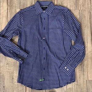 Slim fit check non-iron stretch Oxford
